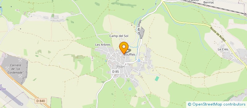 localisation de l'entreprise MADAME ANNE BERTHOU  VALADY