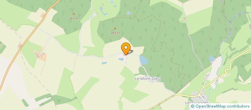 localisation de l'entreprise MADAME ANNE BERTRAND  LE MONT-DIEU