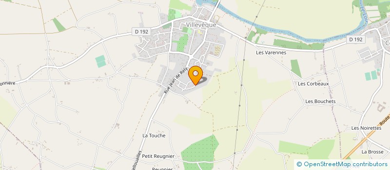 localisation de l'entreprise MADAME ANNE BESCHU  RIVES-DU-LOIR-EN-ANJOU