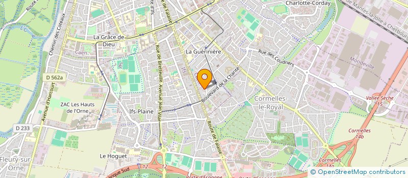 localisation de l'entreprise MADAME ANNE BESLIN à CAEN