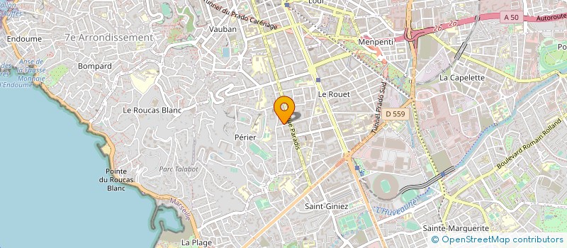 localisation de l'entreprise MADAME ANNE BESSOT à MARSEILLE