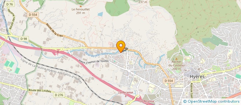 localisation de l'entreprise MADAME ANNE BIDEAU à HYERES