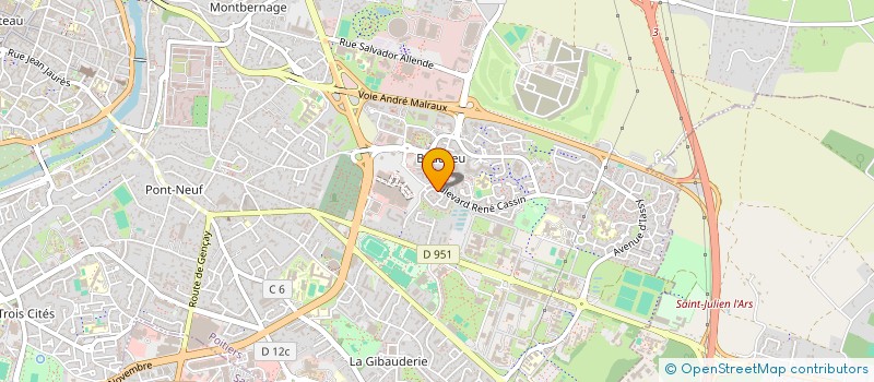 localisation de l'entreprise MADAME ANNE BIERME  POITIERS