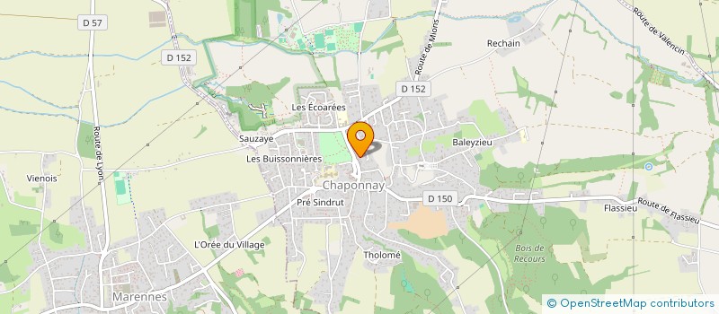 localisation de l'entreprise MADAME ANNE BIGORRE  CHAPONNAY