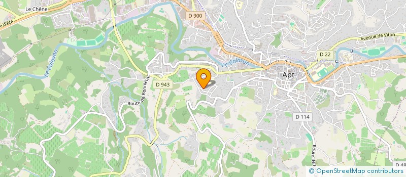 localisation de l'entreprise MADAME ANNE BILOTTE  APT