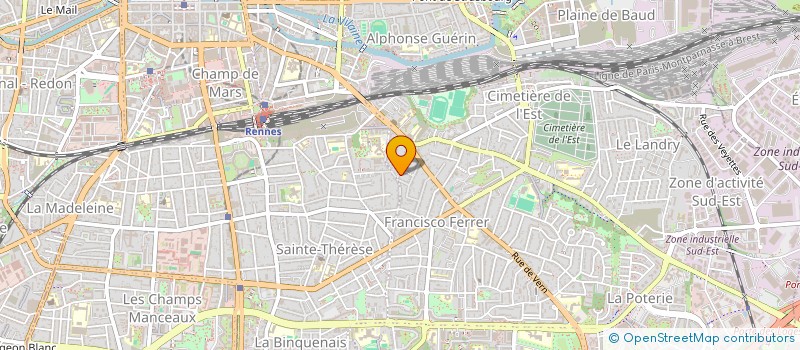 localisation de l'entreprise MADAME ANNE BINOIS  RENNES