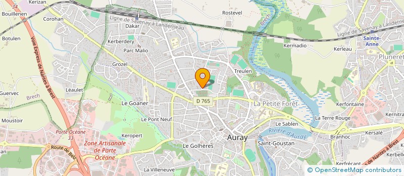 localisation de l'entreprise MADAME ANNE BIRGY à AURAY