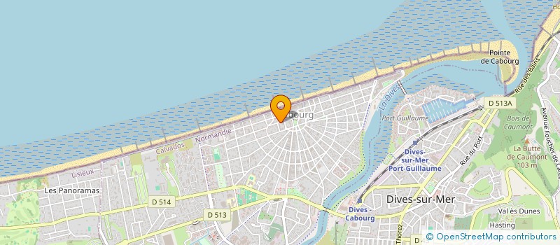 localisation de l'entreprise MADAME ANNE BIZEUL  CABOURG