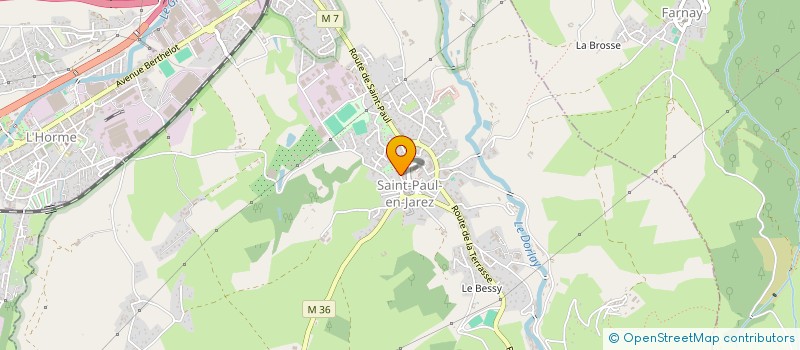 localisation de l'entreprise MADAME ANNE BLACHON  SAINT-PAUL-EN-JAREZ