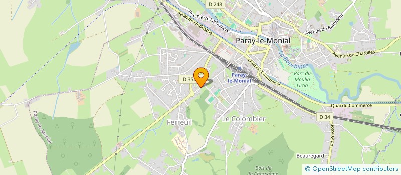 localisation de l'entreprise MADAME ANNE BLAISE  PARAY-LE-MONIAL