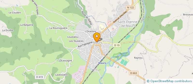 localisation de l'entreprise MADAME ANNE BLANCHE COURBAIZE à MAURS
