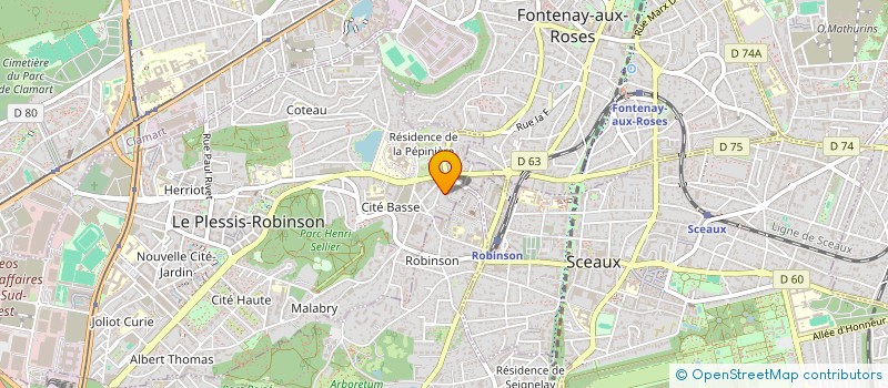 localisation de l'entreprise MADAME ANNE BLANCHER à LE PLESSIS-ROBINSON