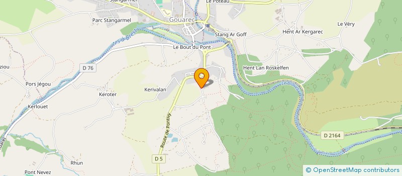 localisation de l'entreprise MADAME ANNE BLANCHOT  PLELAUFF