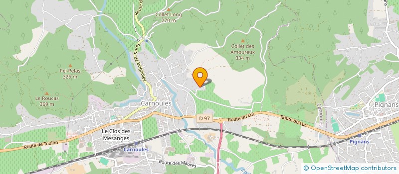 localisation de l'entreprise MADAME ANNE BLOISE  CARNOULES