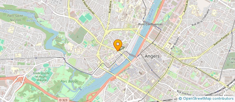 localisation de l'entreprise MADAME ANNE BOBIN à ANGERS