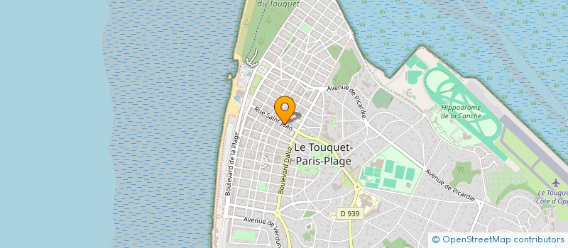 localisation de l'entreprise MADAME ANNE BOCQUET à LE TOUQUET-PARIS-PLAGE