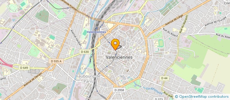 localisation de l'entreprise MADAME ANNE BODIN à VALENCIENNES