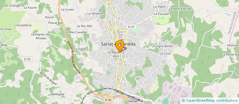 localisation de l'entreprise MADAME ANNE BOHI à SARLAT-LA-CANEDA