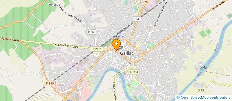 localisation de l'entreprise MADAME ANNE BOHN  GAILLAC