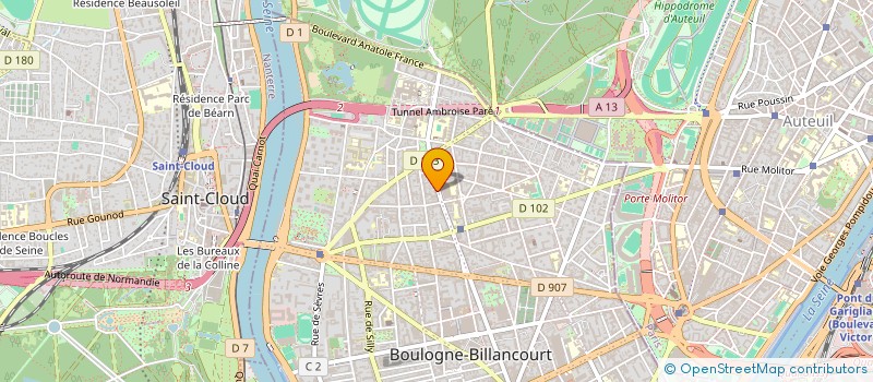localisation de l'entreprise MADAME ANNE BOIDEVEZI à BOULOGNE-BILLANCOURT