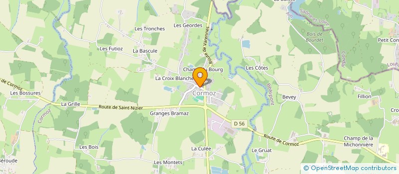 localisation de l'entreprise MADAME ANNE BOILEAU à CORMOZ