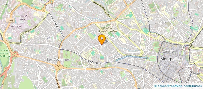 localisation de l'entreprise MADAME ANNE BOISEAU à MONTPELLIER