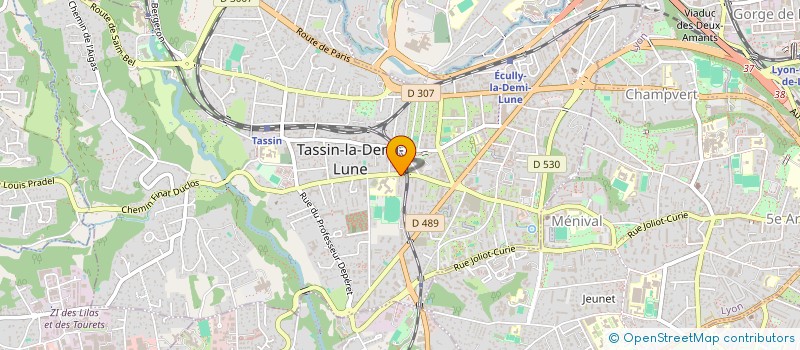 localisation de l'entreprise MADAME ANNE BOLLART  TASSIN-LA-DEMI-LUNE