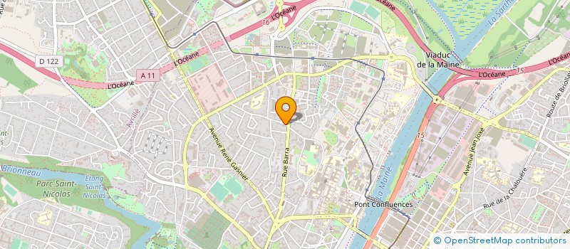 localisation de l'entreprise MADAME ANNE BONAVE à ANGERS