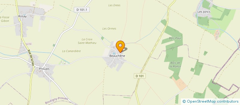 localisation de l'entreprise MADAME ANNE BONITEAU à BOUTIGNY-PROUAIS