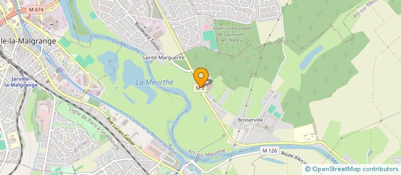 localisation de l'entreprise MADAME ANNE BONNAUD  ART-SUR-MEURTHE