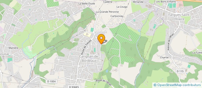 localisation de l'entreprise MADAME ANNE BONNET  CARIGNAN-DE-BORDEAUX