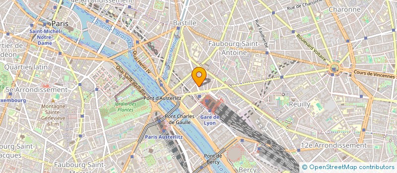 localisation de l'entreprise MADAME ANNE BONNEVILLE  PARIS