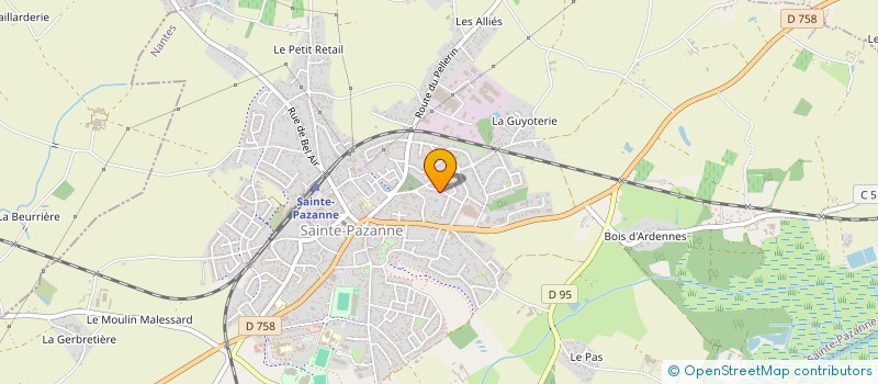 localisation de l'entreprise MADAME ANNE BONNIN à SAINTE-PAZANNE