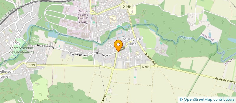 localisation de l'entreprise MADAME ANNE BONNIN  BOURAY-SUR-JUINE