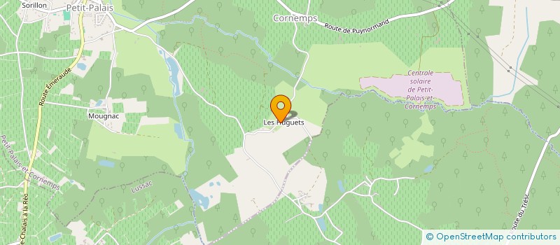 localisation de l'entreprise MADAME ANNE BONNOT  PETIT-PALAIS-ET-CORNEMPS