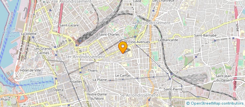 localisation de l'entreprise MADAME ANNE BONPAIN  MARSEILLE