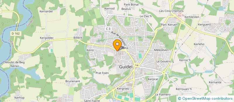 localisation de l'entreprise MADAME ANNE BOSMENT  GUIDEL