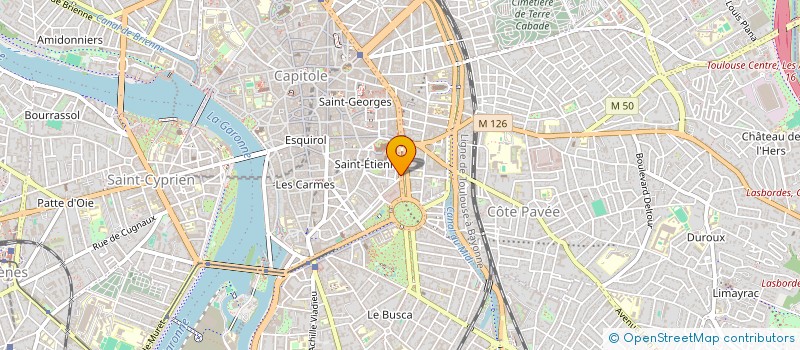 localisation de l'entreprise MADAME ANNE BOUBAL  TOULOUSE