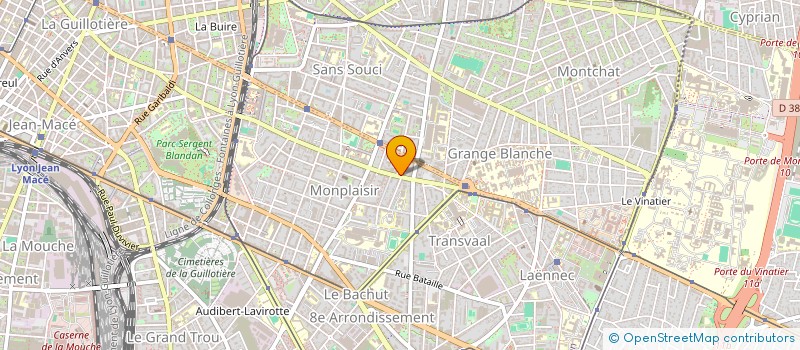 localisation de l'entreprise MADAME ANNE BOUCHET-DOUMENQ  LYON