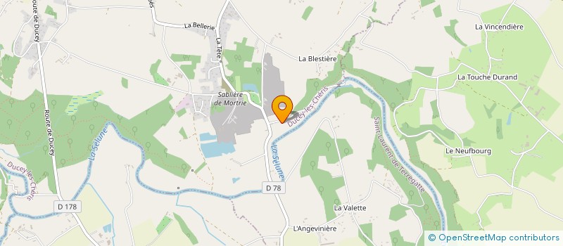 localisation de l'entreprise MADAME ANNE BOUFFARD  DUCEY-LES CHERIS