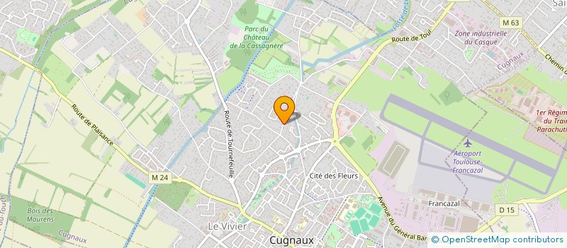 localisation de l'entreprise MADAME ANNE BOUGNOTTEAU  CUGNAUX