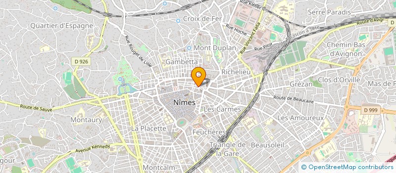 localisation de l'entreprise MADAME ANNE BOULET  NIMES