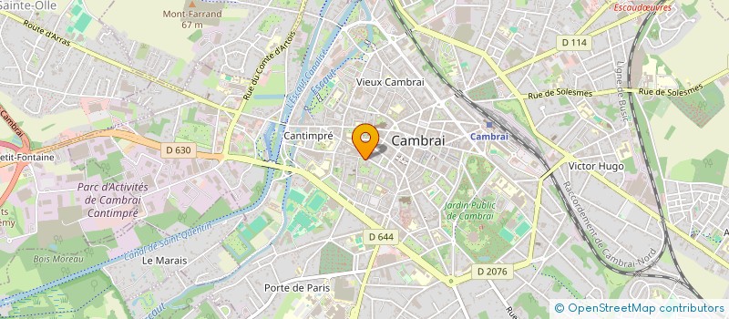 localisation de l'entreprise MADAME ANNE BOULOGNE  CAMBRAI