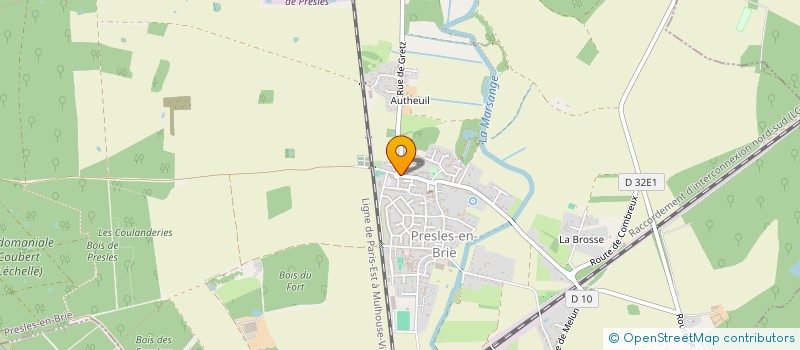 localisation de l'entreprise MADAME ANNE BOULOUNAUD  PRESLES-EN-BRIE