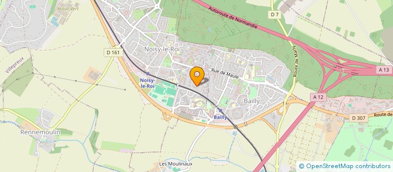 localisation de l'entreprise MADAME ANNE BOUREAU à NOISY-LE-ROI