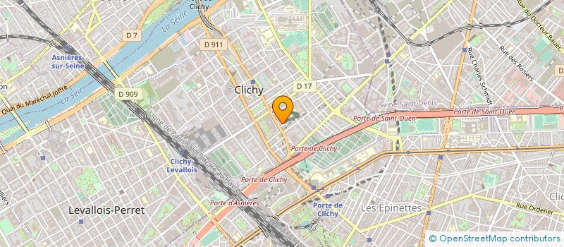 localisation de l'entreprise MADAME ANNE BOURGEOIS à CLICHY