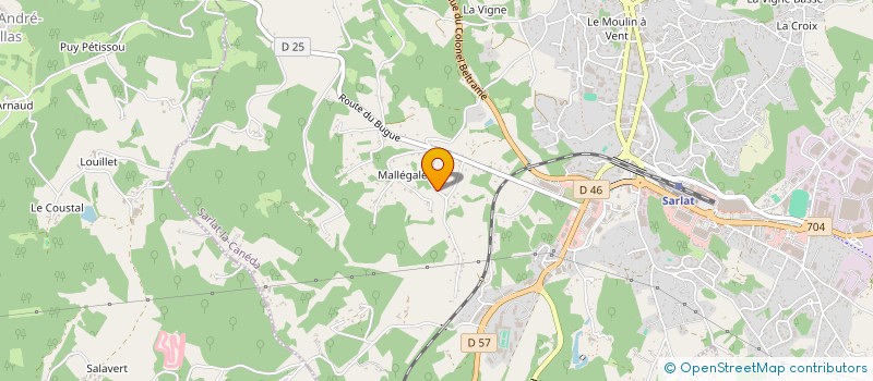 localisation de l'entreprise MADAME ANNE BOURGEOIS à SARLAT-LA-CANEDA