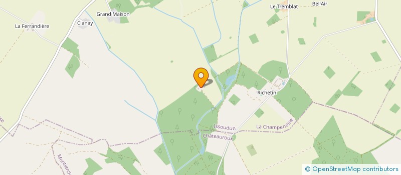 localisation de l'entreprise MADAME ANNE BOURGUIGNON à LA CHAMPENOISE