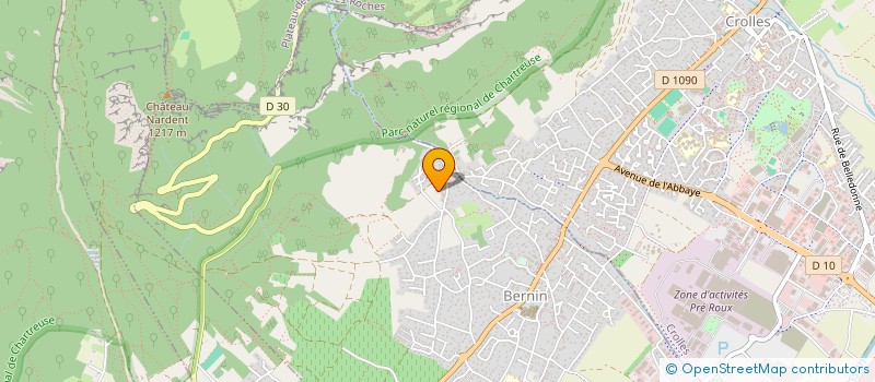 localisation de l'entreprise MADAME ANNE BOURJADE à BERNIN