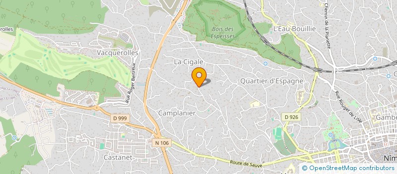 localisation de l'entreprise MADAME ANNE BOURLON  NIMES